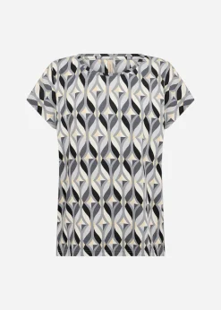 SC-FELICITY AOP 551 T-shirt Svart