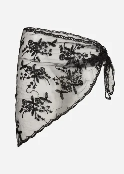 SC-FILLE 1 Scarf Svart