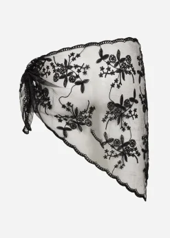 SC-FILLE 1 Scarf Svart