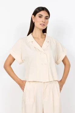 SC-GADIR 1 Skjorta Cream