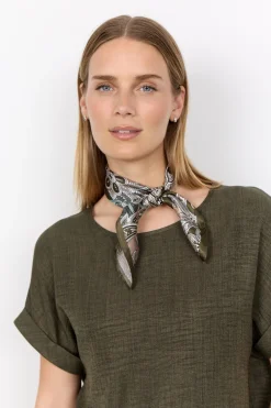 SC-GINETTE 1 Scarf Mörkgrön