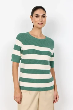 SC-KANITA STRIPE 35 Pullover Grön