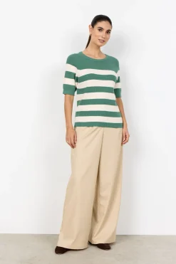 SC-KANITA STRIPE 35 Pullover Grön