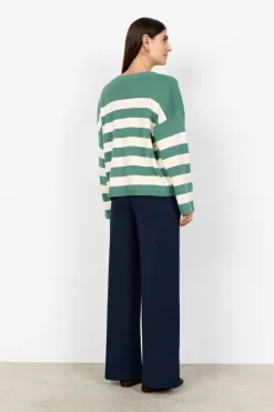 SC-KANITA STRIPE 36 Pullover Grön