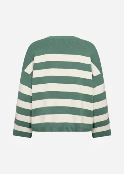 SC-KANITA STRIPE 36 Pullover Grön