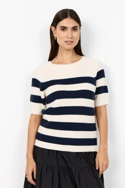 SC-KANITA STRIPE 35 Pullover Navy