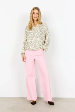 SC-MARICA AOP 347 Blus Cream