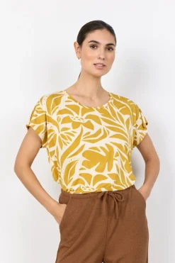 SC-MARICA AOP 357 T-shirt Gul