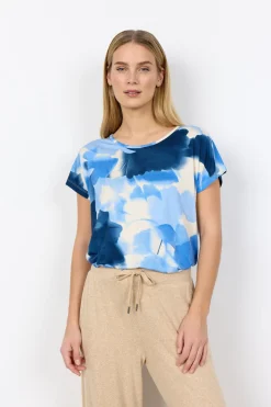 SC-MARICA AOP 350 T-shirt Ljusblå