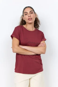 SC-MARICA 336 T-shirt Mörkröd