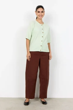 SC-ORLEAN 9 Cardigan Ljusgrön