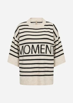 SC-ORLEAN STRIPE 11 Pullover Cream