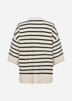 SC-ORLEAN STRIPE 11 Pullover Cream