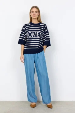 SC-ORLEAN STRIPE 11 Pullover Navy