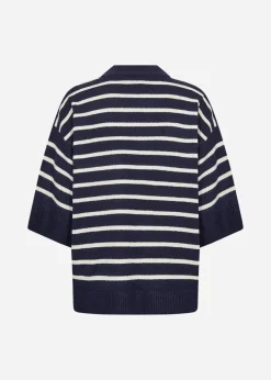SC-ORLEAN STRIPE 11 Pullover Navy