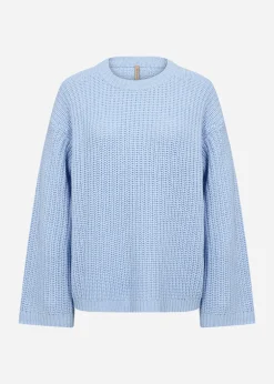 SC-REMONE 36 Pullover Ljusblå