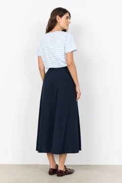 SC-RINA STRIPE 22 T-shirt Ljusblå