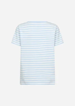 SC-RINA STRIPE 22 T-shirt Ljusblå