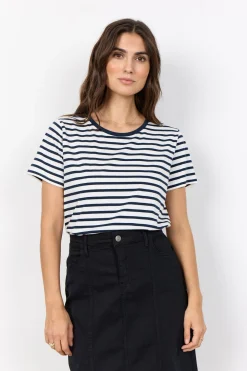 SC-RINA STRIPE 22 T-shirt Navy