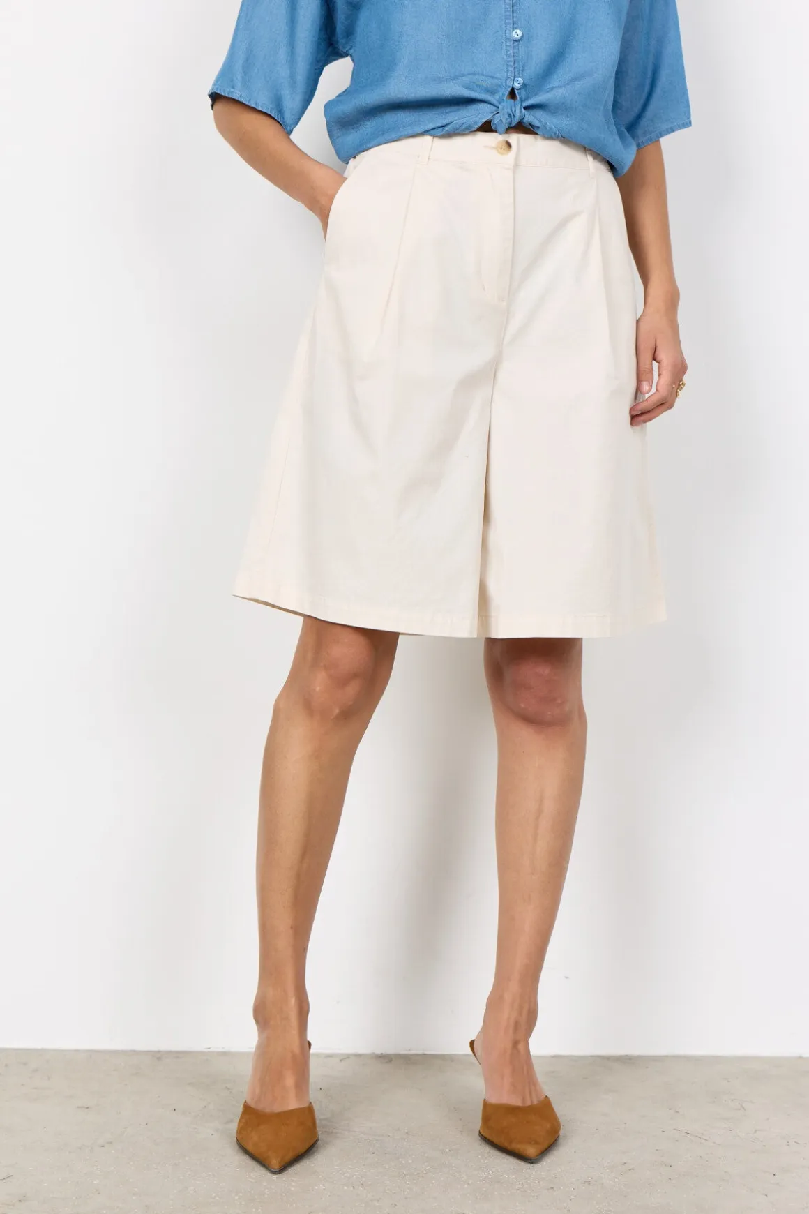 SC-ROVENA 15-C Shorts Cream